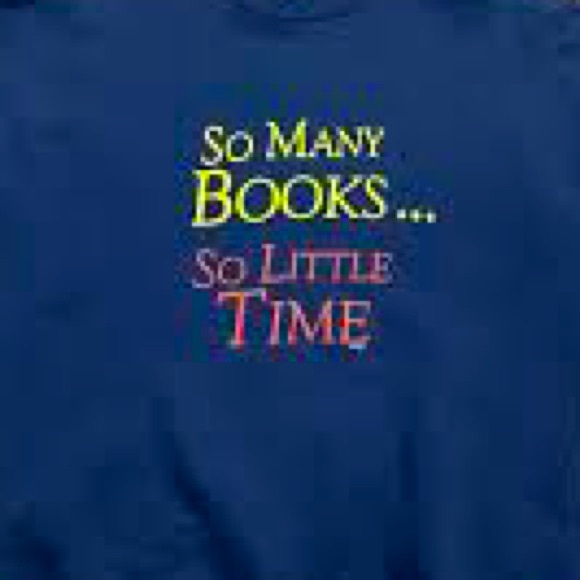 Vintage Other - 90s Vintage 📚✨ “So Many Books…So Little Time” Crewneck Sweatshirt